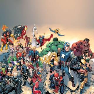 iPad Marvel wallpaper