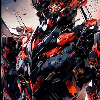 Red Gundam wallpaper