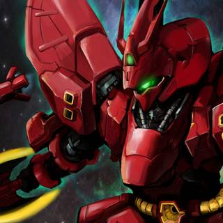 Red Gundam wallpaper