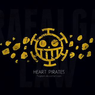 Hearts Pirates logo wallpaper