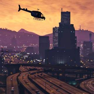 GTA 5 night wallpaper