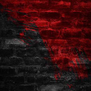 Oil painting iPhone red black wallpaper