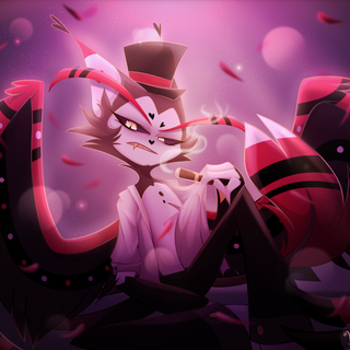 Dusk Hazbin Hotel desktop wallpaper