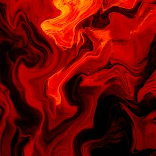 Oil painting iPhone red black wallpaper