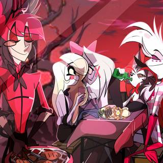 Dusk Hazbin Hotel desktop wallpaper