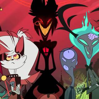 Dusk Hazbin Hotel desktop wallpaper