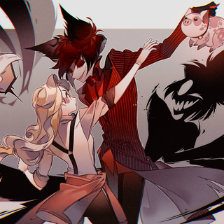 Dusk Hazbin Hotel desktop wallpaper