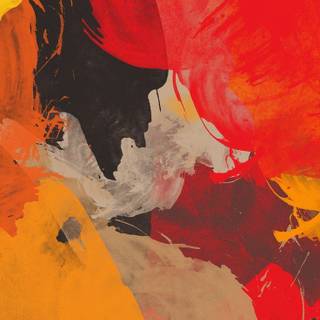 Oil painting iPhone red black wallpaper