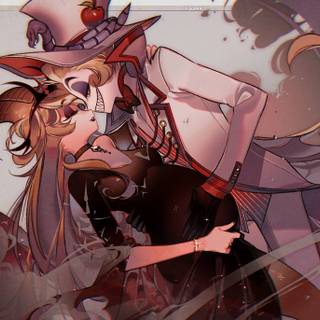 Dusk Hazbin Hotel desktop wallpaper