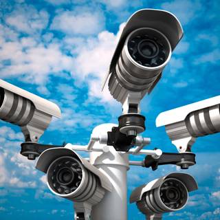 Security camera wallpaper