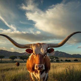 Texas longhorn wallpaper
