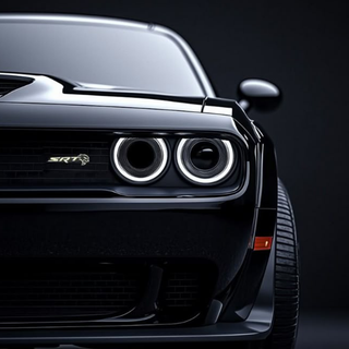 Dodge Demon neon lights wallpaper