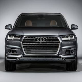 Audi Q7 2016 black wallpaper