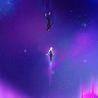 Spider-Man Miles Morales Gwen wallpaper