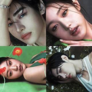 Jang Won-young and Sunghoon Butter wallpaper