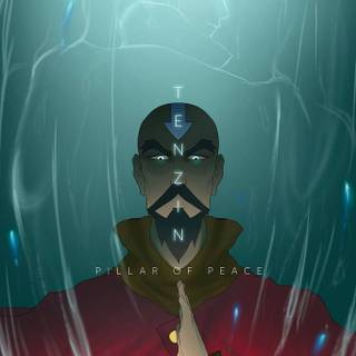 Avatar Tenzin art wallpaper