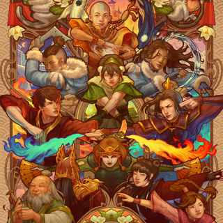 Avatar Tenzin art wallpaper