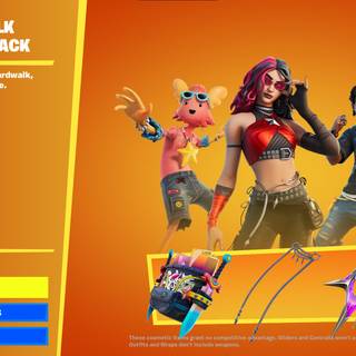 Boardwalk Warriors Fortnite wallpaper