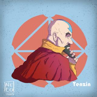 Avatar Tenzin art wallpaper
