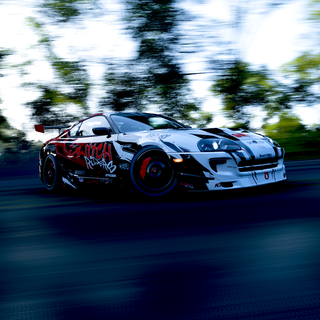 Supra Mk4 drifting wallpaper