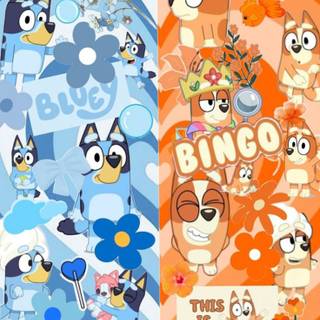 Bingo aesthetic Bluey wallpaper