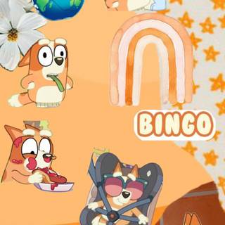 Bingo aesthetic Bluey wallpaper