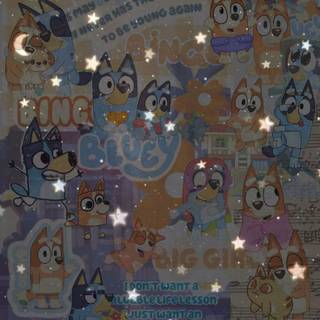 Bingo aesthetic Bluey wallpaper
