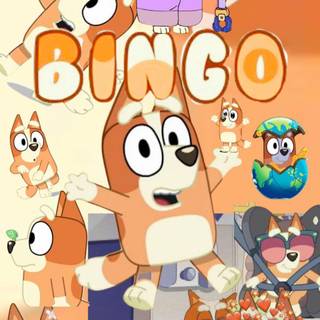 Bingo aesthetic Bluey wallpaper