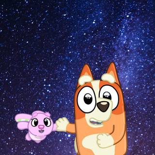 Bingo aesthetic Bluey wallpaper