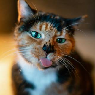 Calico cat funny wallpaper