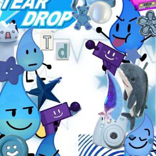 Teardrop BFDI phone wallpaper