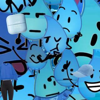 Teardrop BFDI phone wallpaper