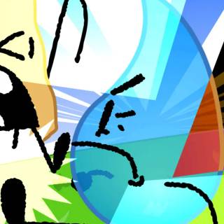 Teardrop BFDI phone wallpaper