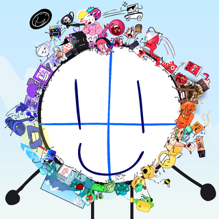 Teardrop BFDI phone wallpaper