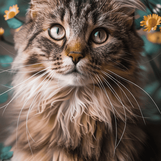 Side eyes cat wallpaper