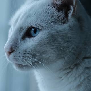 Side eyes cat wallpaper