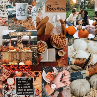Cute fall collage wallpaper