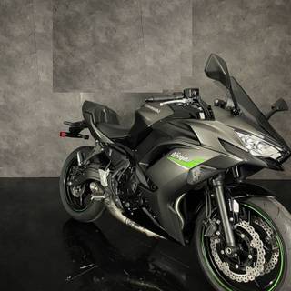 Black Ninja 650 wallpaper