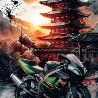 Black Ninja 650 wallpaper