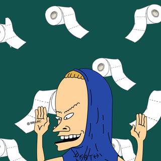 Cornholio Beavis and Butthead wallpaper