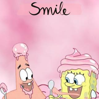 Spongebob pink wallpaper