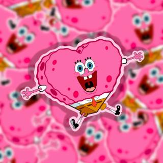 Spongebob pink wallpaper