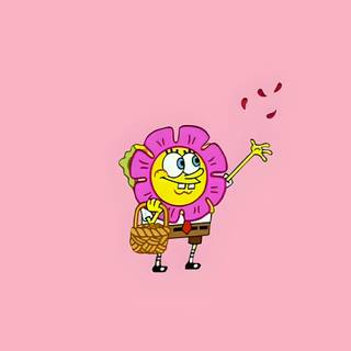 Spongebob pink wallpaper