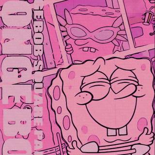 Spongebob pink wallpaper