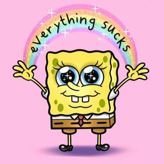 Spongebob pink wallpaper