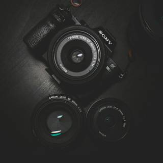 Dark camera wallpaper