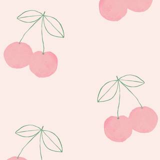 Pink illustration wallpaper