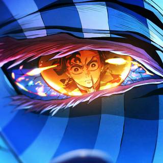 Tanjiro vs Akaza wallpaper