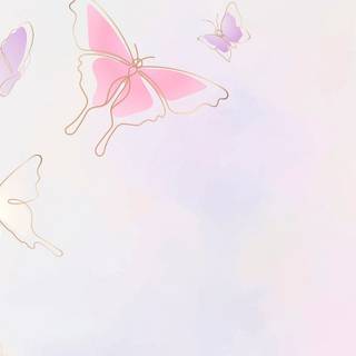 Pink illustration wallpaper