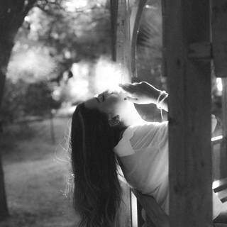 Alone smoking wallpaper